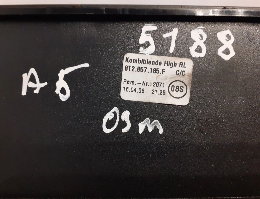 AUDI A5 8T (2007-2016) Отделочный щит панели  #5188,8T2857185F 13650471