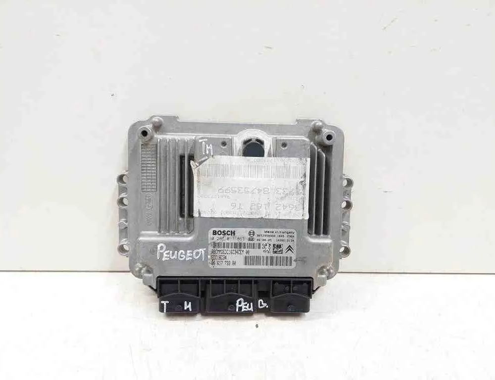 PEUGEOT 307 1 generation (2001-2008) Engine Control Unit ECU 9661773380,9653958980,0281011863 32727177