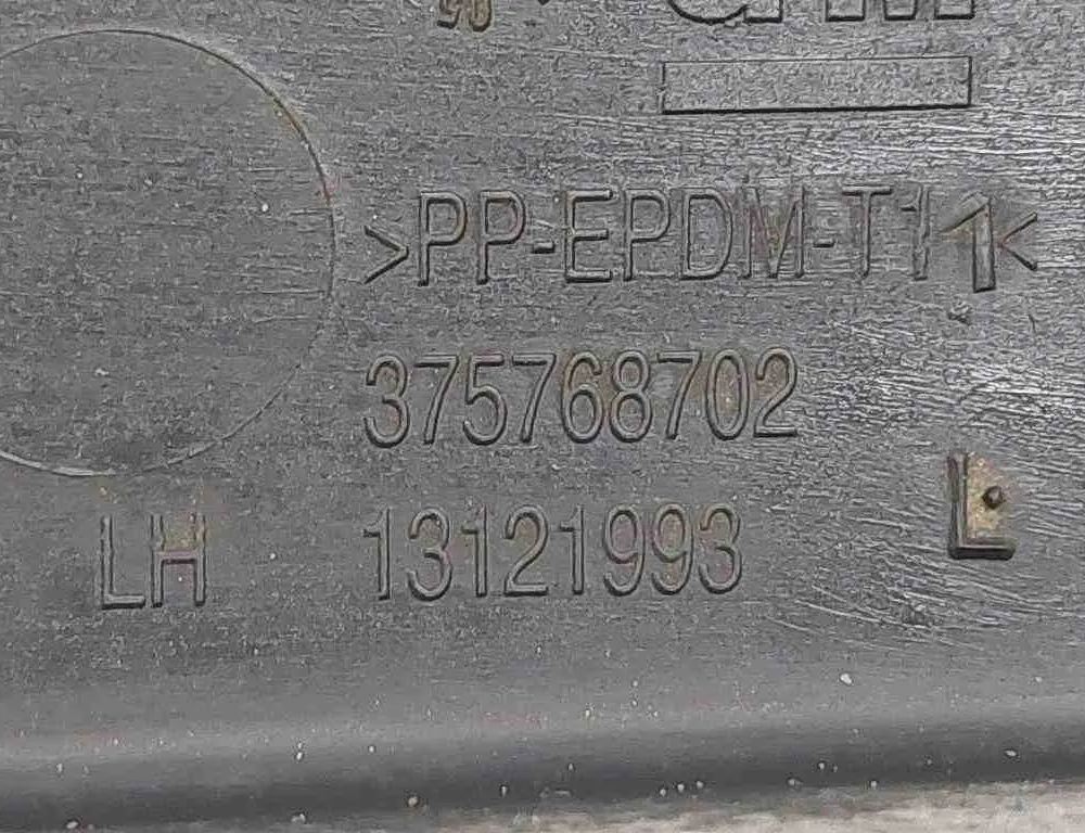 OPEL Astra H (2004-2014) Front Left Bumper Molding 375768702,13121993 32727290
