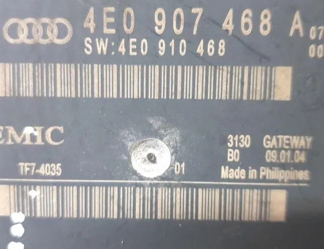 AUDI A8 D3/4E (2002-2010) Other Control Units 4E0907468A,4E0910468 28162332