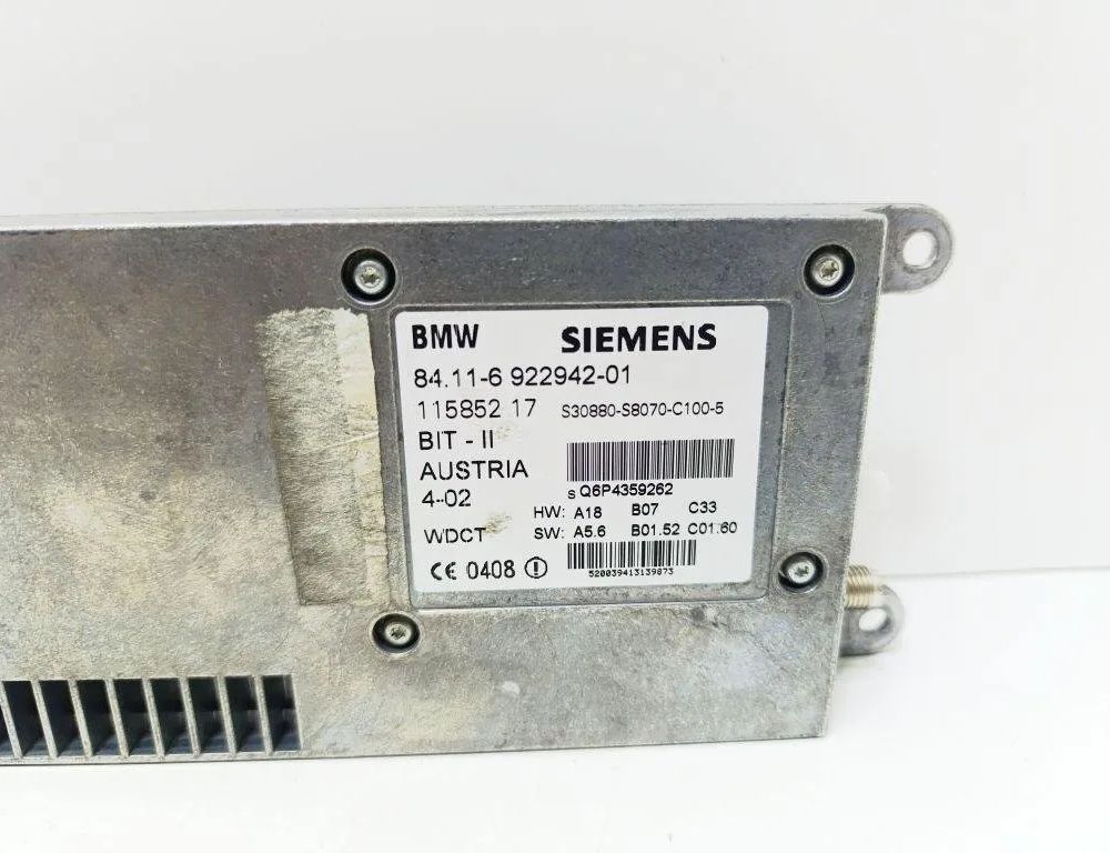 BMW 5 Series E39 (1995-2004) Блок управления телефоном 6922942 31389023