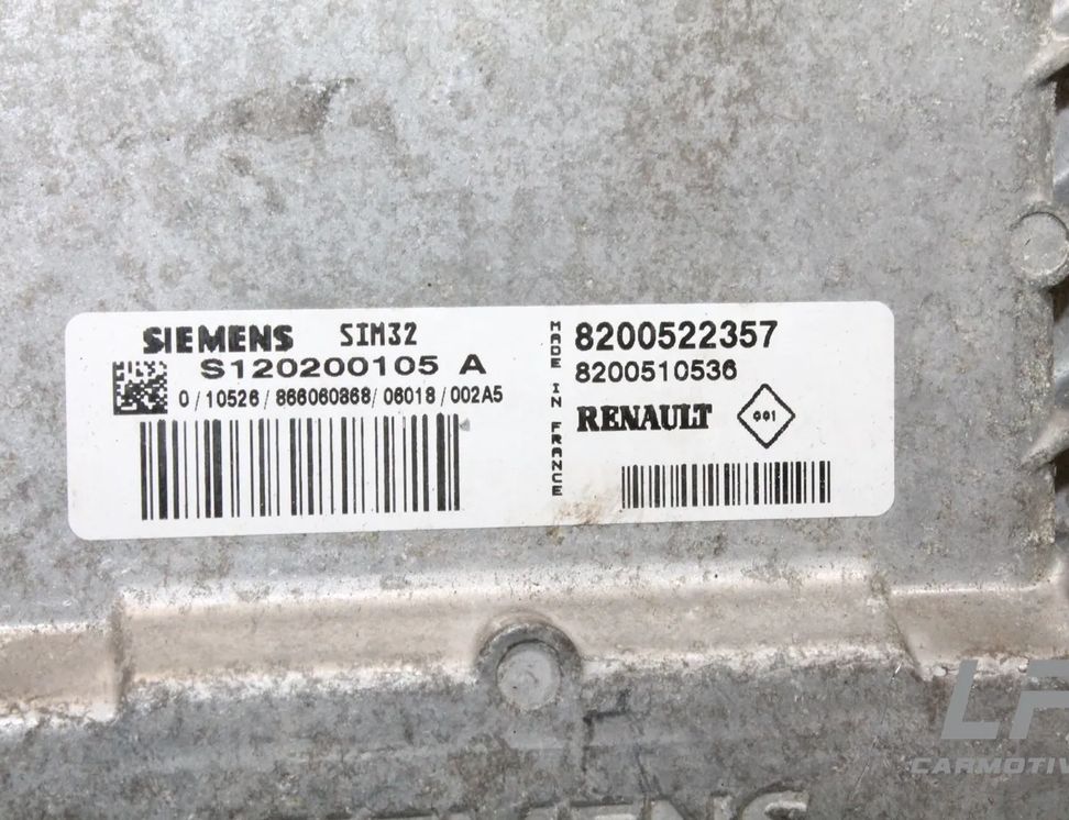 RENAULT Clio 3 generation (2005-2012) Блок управления двигателем 8200510536,8200522357 13559157