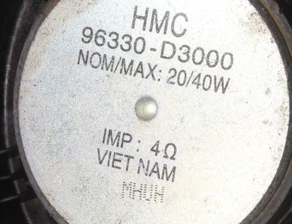 HYUNDAI Tucson 3 generation (2015-2021) Ľavý predný dverový reproduktor 96330-D3000 32780259