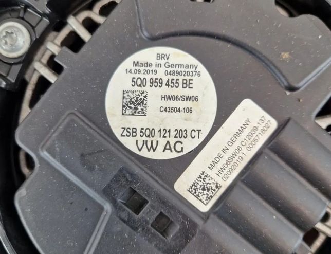 VOLKSWAGEN Golf 7 generation (2012-2024) Engine Cooling Fan Radiator 5Q0959455BE,5Q0121203CT 29180343