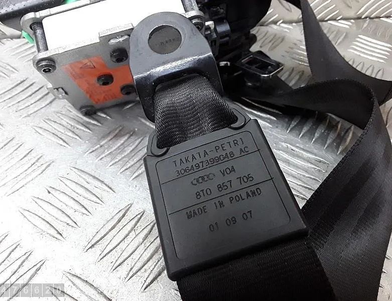 AUDI A5 8T (2007-2016) Pravý predný bezpečnostný pás 8T0857705 28613245