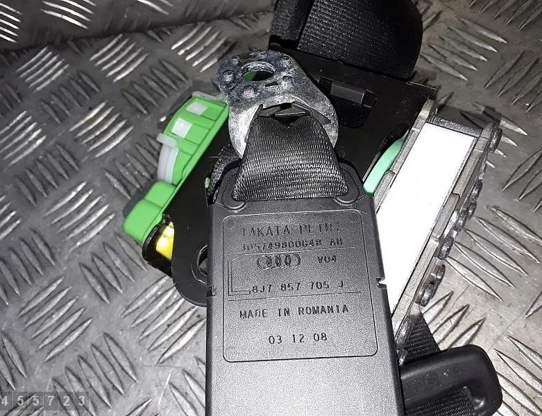 AUDI TT 8J (2006-2014) Ремень безопасности передний правый 3066322 28641877