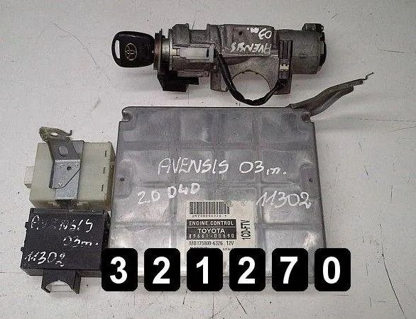TOYOTA Avensis 2 generation (2002-2009) Engine ECU Set 28671954