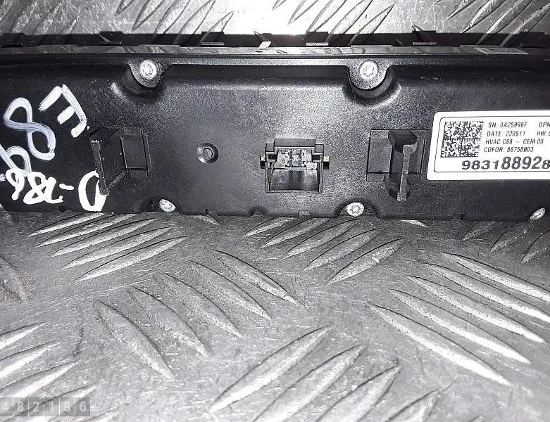 OPEL Mokka 2 generation (2021-2023) Klimatizačná jednotka 9831889280 29312837