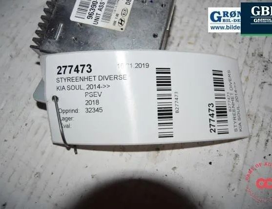 KIA Soul 2 generation (2014-2020) Zvuková riadiaca jednotka 96390-e4200 30868196