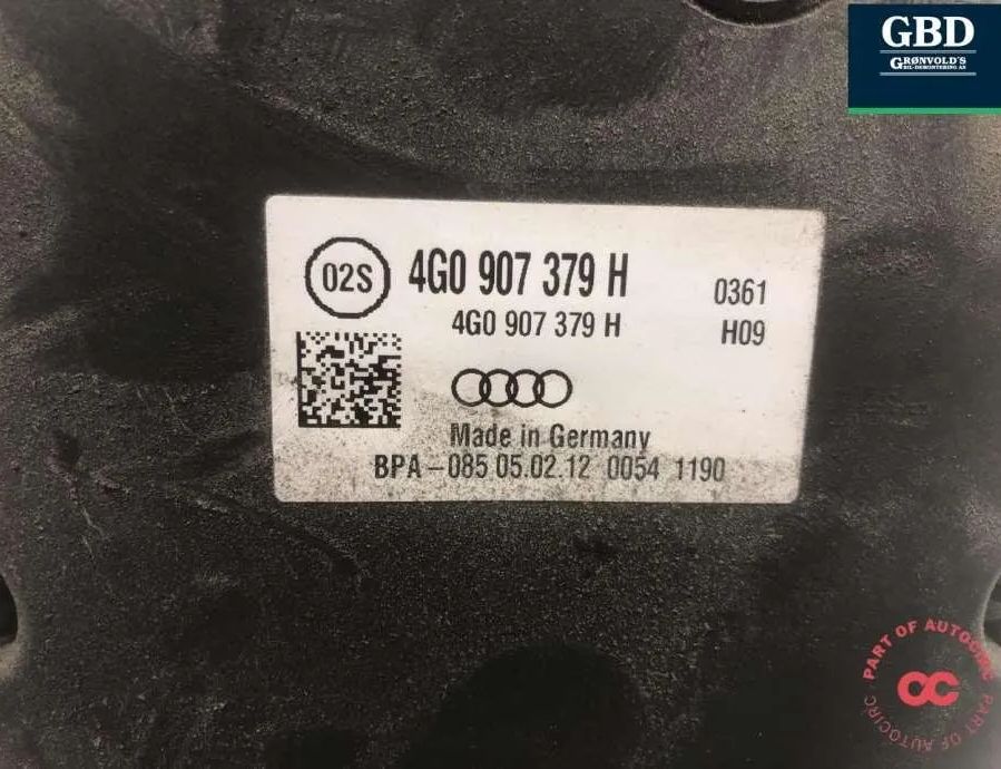 AUDI A6 C7/4G (2010-2020) ABS control unit 4g0614517r,4g0907379h 30881614