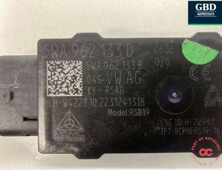VOLKSWAGEN ID.4 1 generation (2020-2023) Антенна 5wa962133d,5wa962133b 31712851