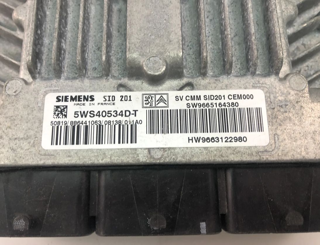 CITROËN C5 2 generation (2008-2017) Блок управления двигателем 9665164380,9663122980 20330898