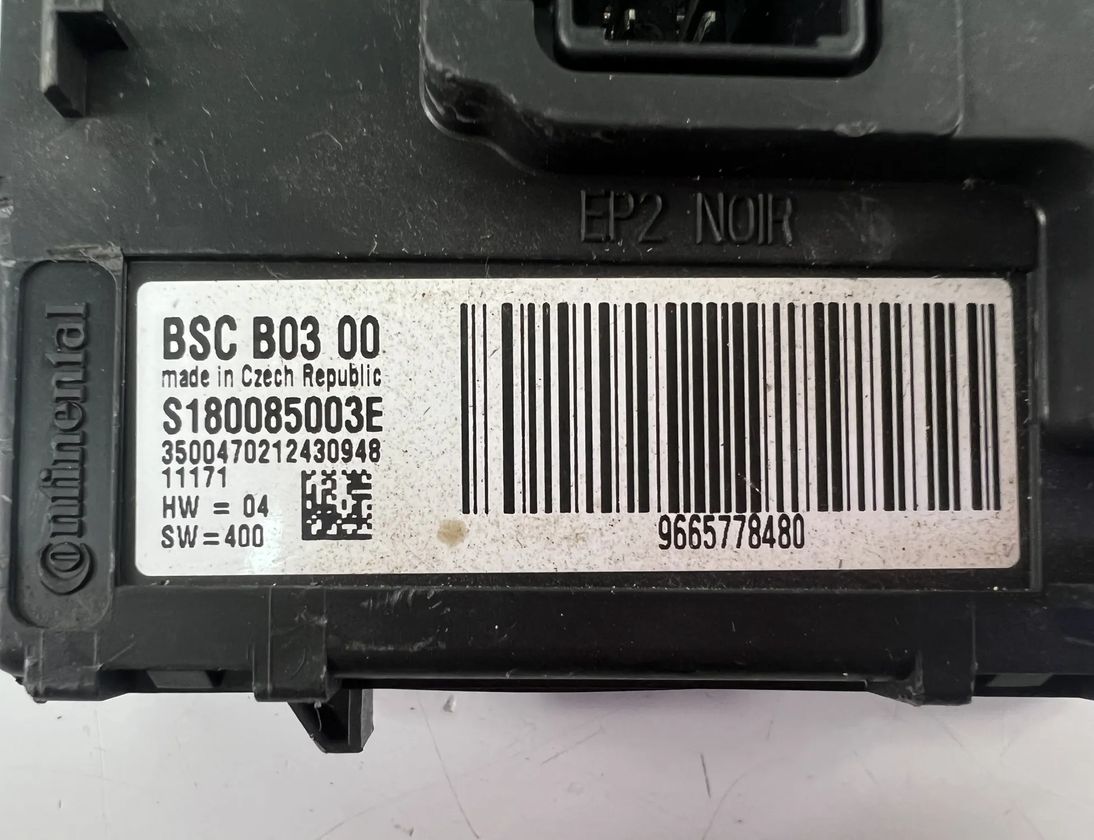 PEUGEOT 3008 1 generation (2010-2016) Control Unit 9665778480 27303200