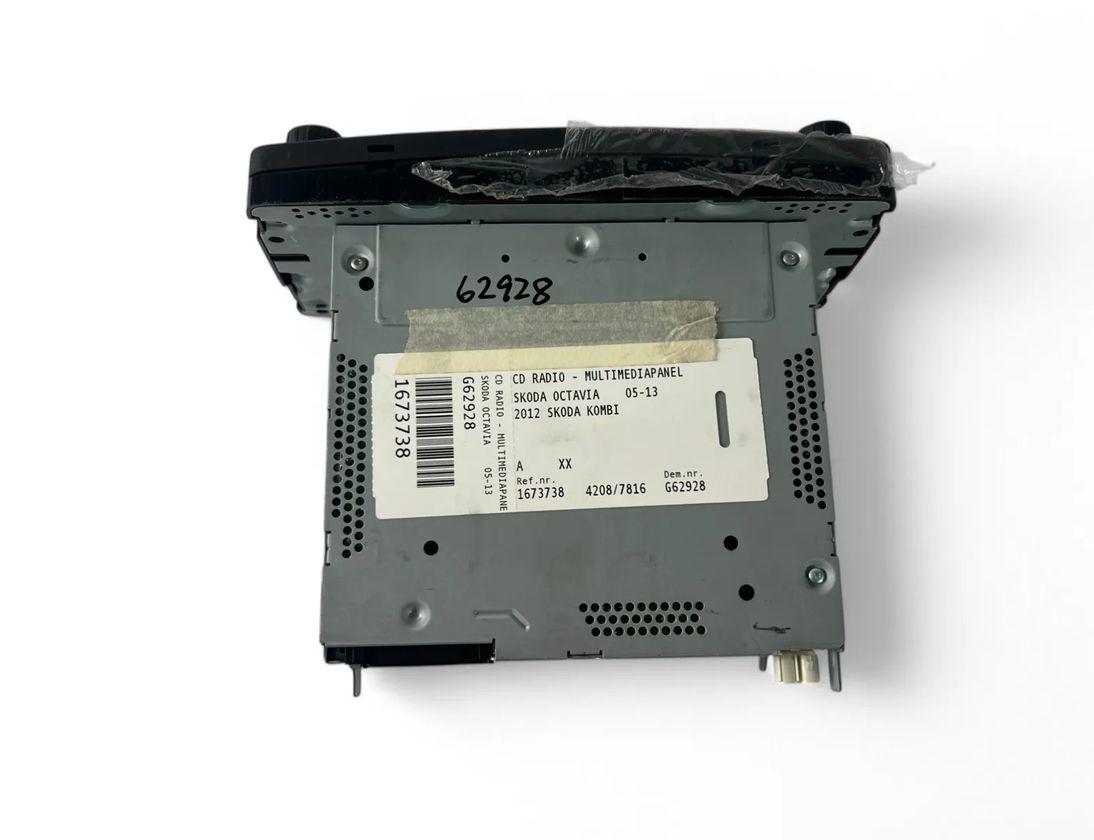 SKODA Octavia 2 generation (2004-2013) Hudobný prehrávač bez GPS 1Z0035161M 28524542