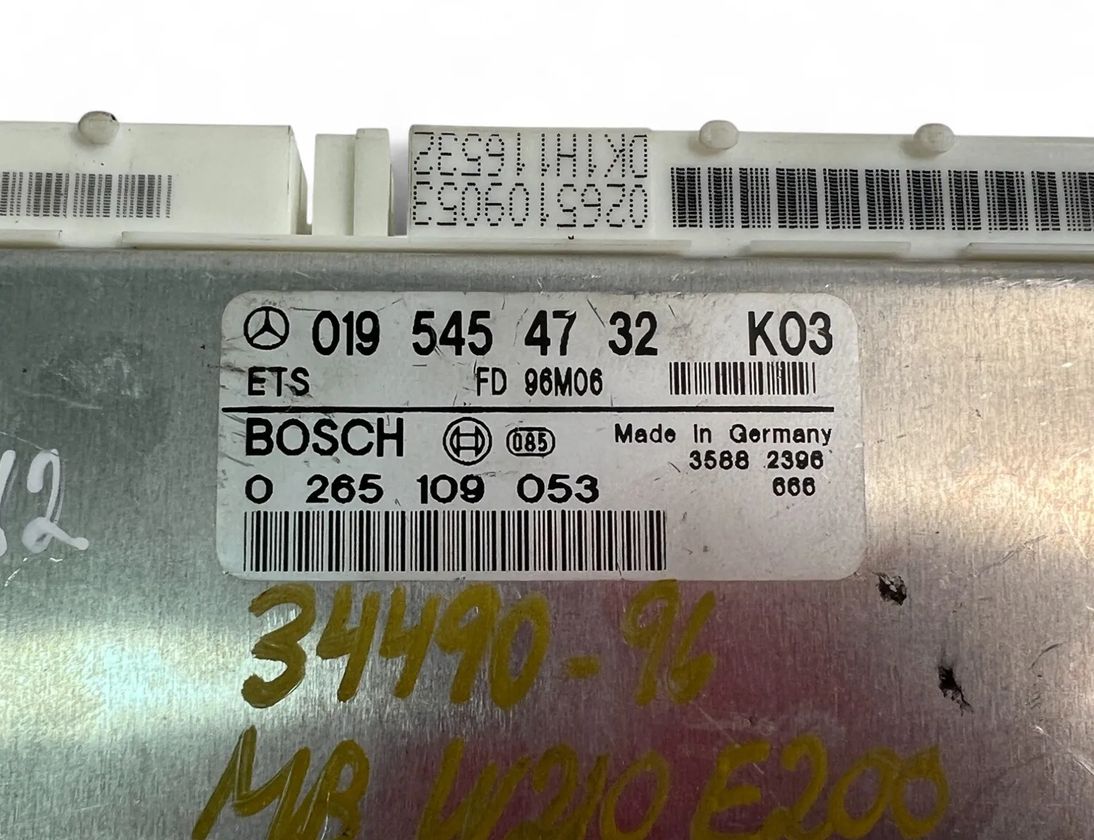 MERCEDES-BENZ E-Class W210 (1995-2002) ABS control unit 0195454732,0265109053 30360036