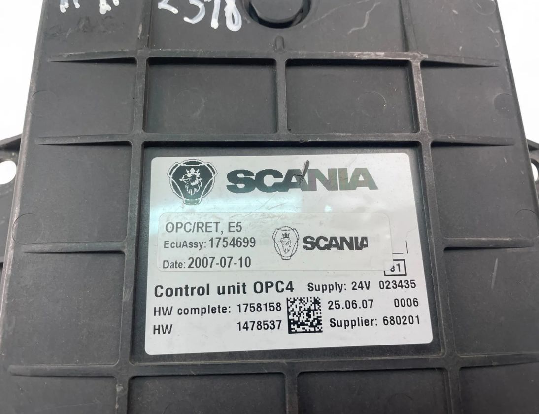 SCANIA P,G,R,T - series (2003-present) 1 generation (2016-2024) Блок управления 1758158 30363664