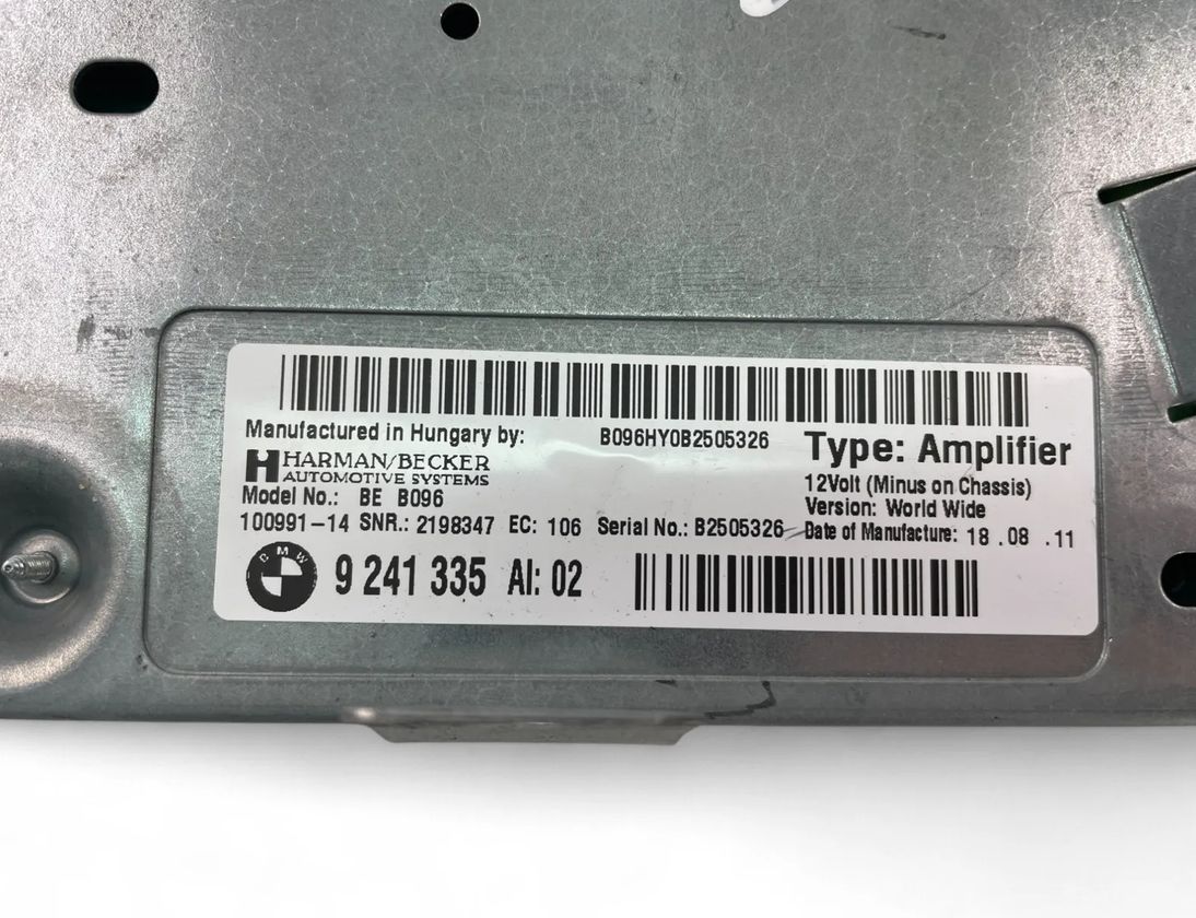 BMW 5 Series F10/F11 (2009-2017) Zosilňovač zvuku 9241335 32074392