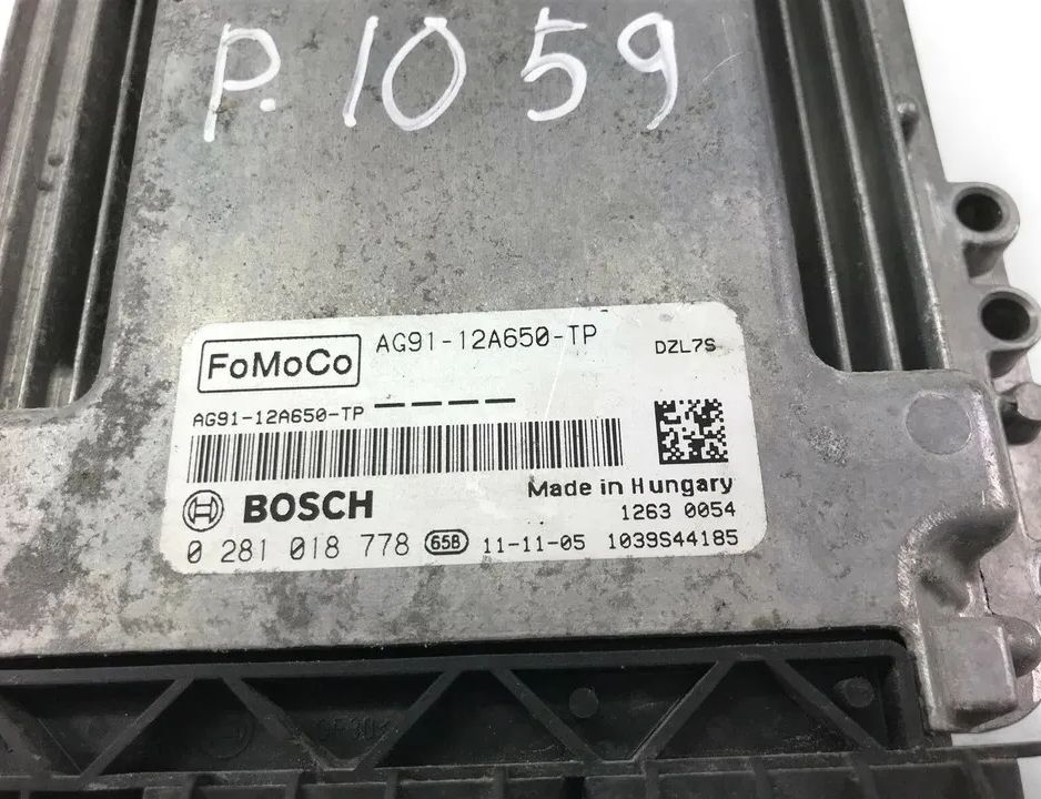 FORD S-Max 1 generation (2006-2015) Блок управления двигателем AG91-12A650-TP,0281018778 32755780