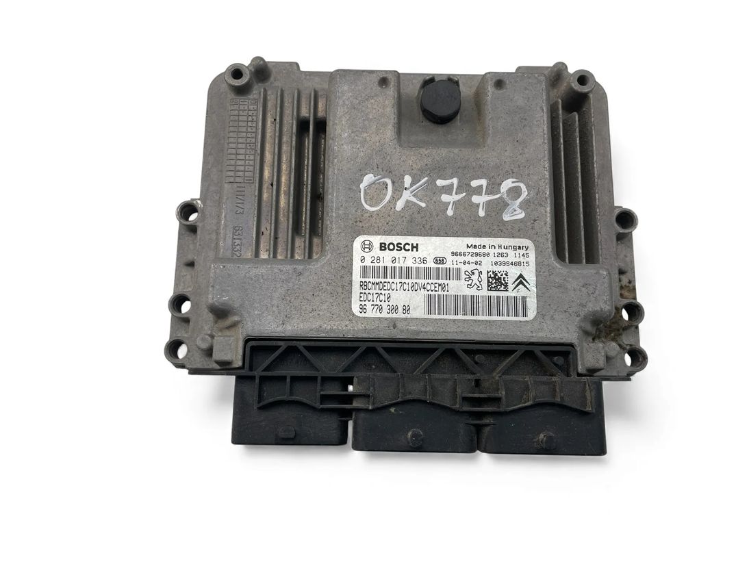 PEUGEOT 207 1 generation (2006-2009) Engine Control Unit ECU 9677030080,0281017336 33074562
