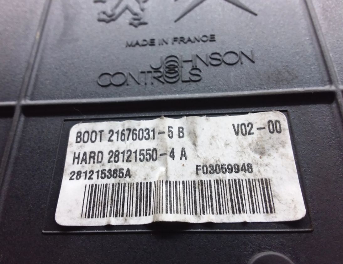 PEUGEOT 307 1 generation (2001-2008) Блок управления Комфорт 9664968980,21676031,28121550 21777200