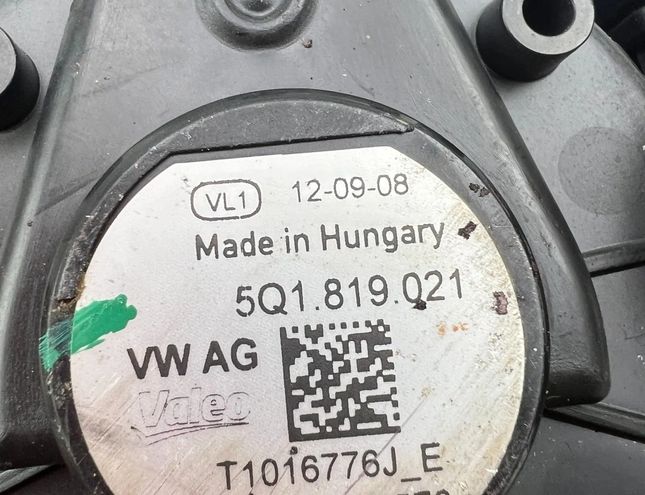 VOLKSWAGEN Golf 7 generation (2012-2024) Нагревательный вентиляторный моторчик салона 5Q1819021 33101122