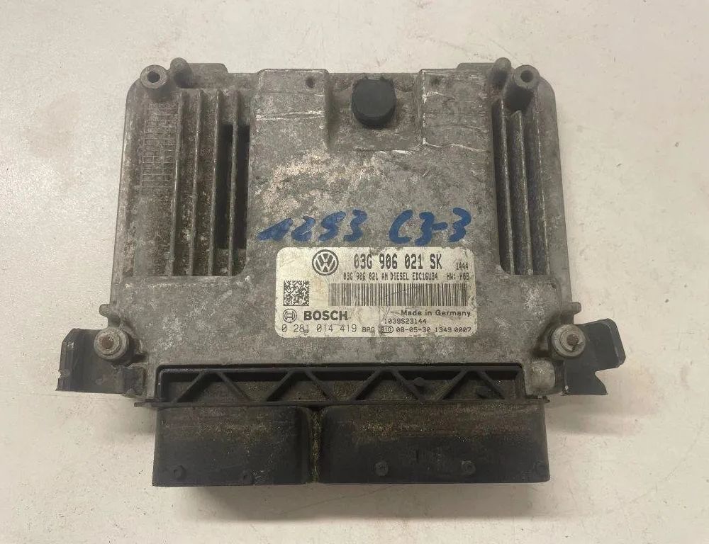 VOLKSWAGEN Touran 1 generation (2003-2015) Блок управления двигателем 0281014419,03G906021AN 31060975