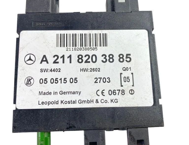 MERCEDES-BENZ E-Class W211/S211 (2002-2009) Другие блоки управления A2118203885 31061014