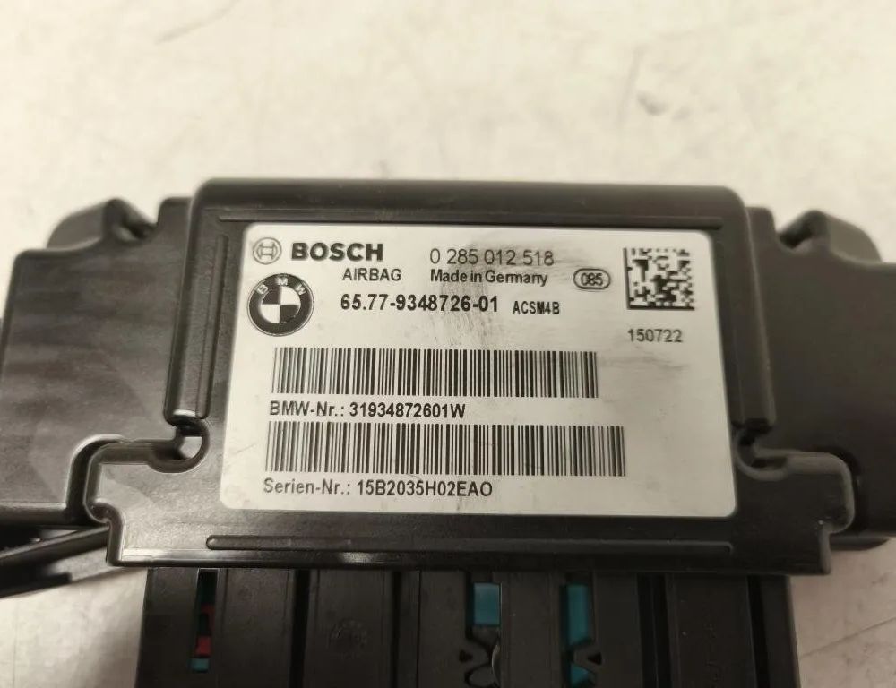 BMW 1 Series F20/F21 (2011-2020) Блок SRS 9348726,0285012518 31227878