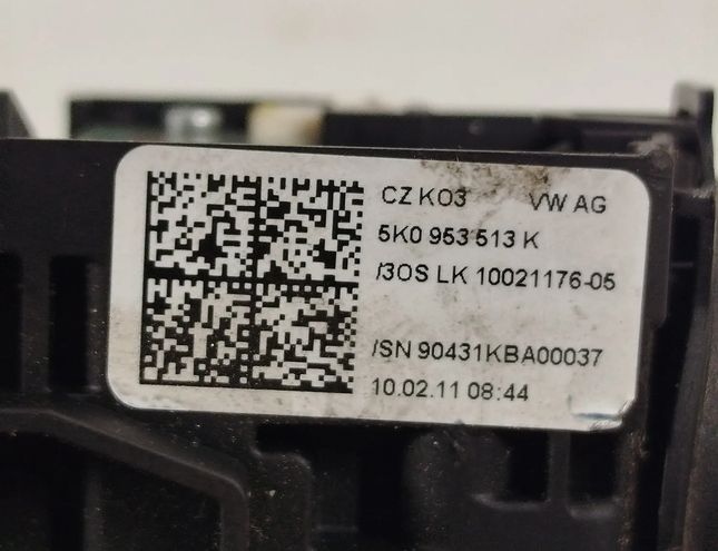 VOLKSWAGEN Golf 6 generation (2008-2015) Indicator Wiper Stalk Switch 5k0953549c 27243798