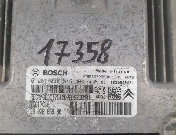 CITROËN Berlingo 2 generation (2008-2023) Engine Control Unit ECU 9807885980 31937437