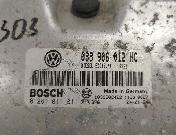 SKODA Octavia 1 generation (1996-2010) Блок управления двигателем 038906012HC 31938228