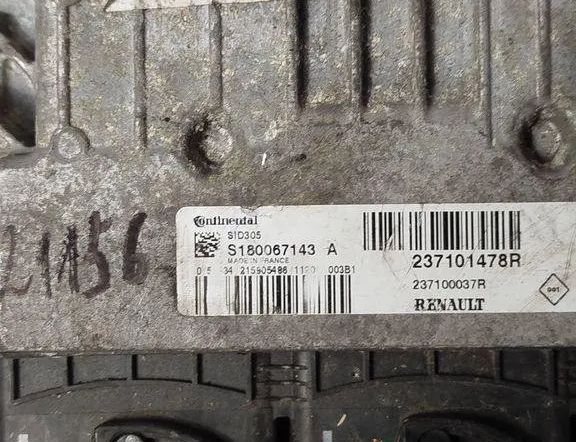 RENAULT Megane 3 generation (2008-2020) Engine Control Unit ECU 237101478r 31940341
