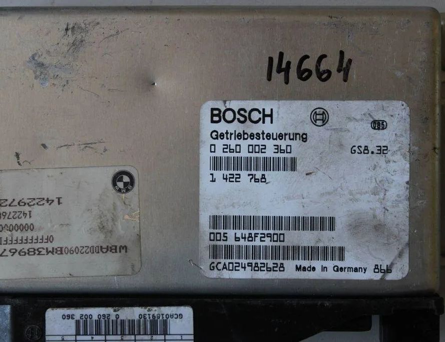 BMW 5 Series E39 (1995-2004) Gearbox Control Unit 1422768,1422972 31942772