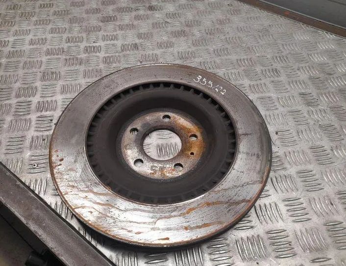 AUDI A8 D4/4H (2010-2018) Ľavý zadný brzdový disk 24182042