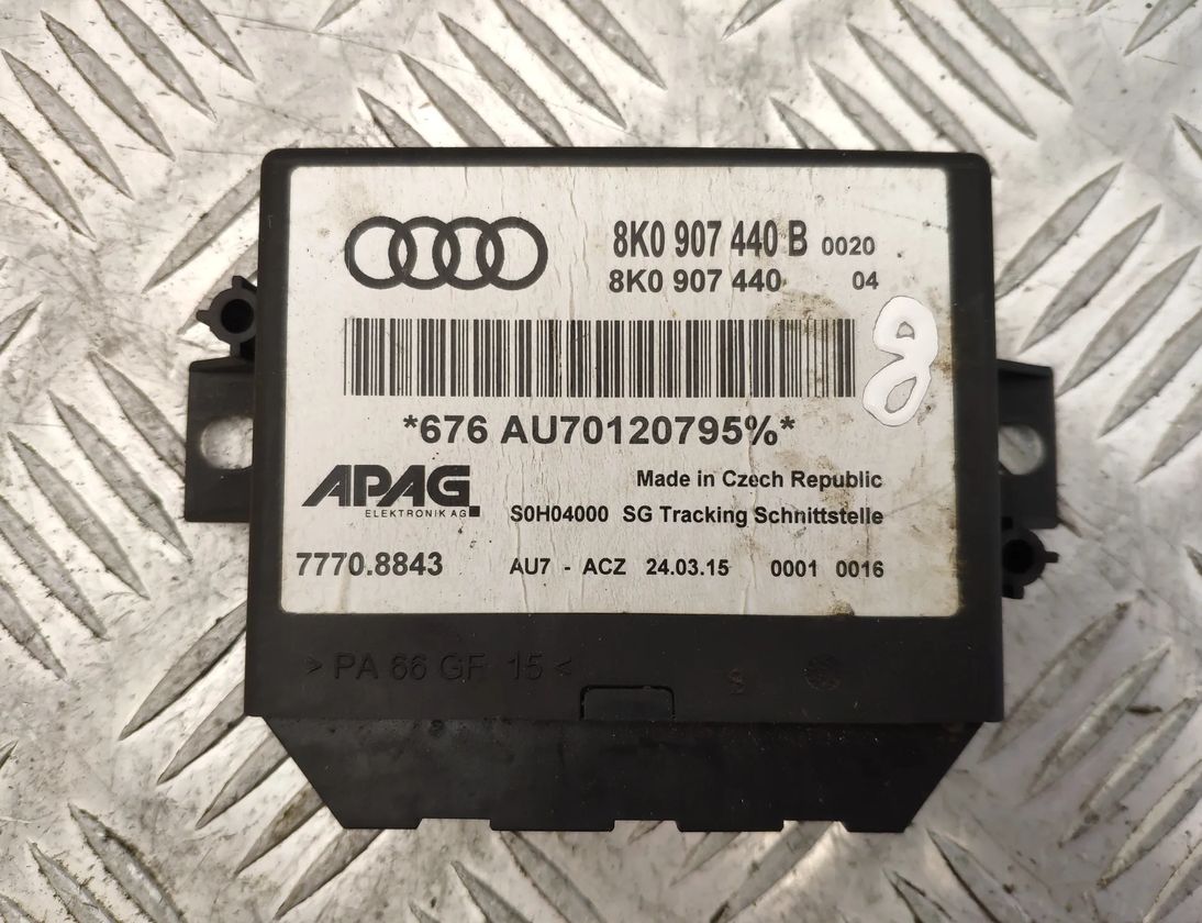 AUDI A5 Sportback 8T (2009-2011) PDC jednotka na kontrolu vzdialenosti pri parkovaní 8K0907440B 13762461