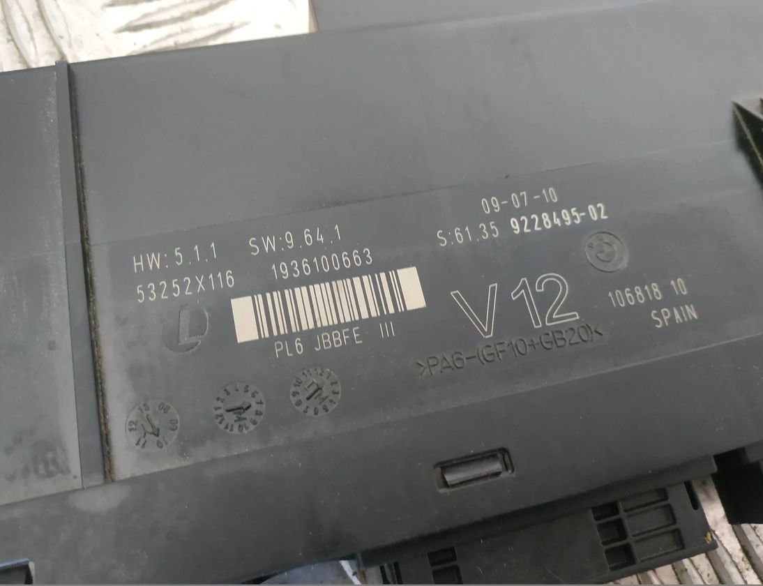 BMW 5 Series Gran Turismo F07 (2010-2017) Komfortná ovládacia jednotka 9228495,61359228495 15393702