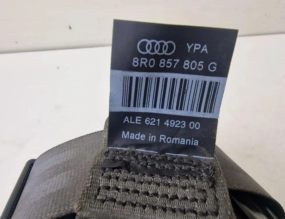 AUDI Q5 8R (2008-2017) Pravý zadný bezpečnostný pás 8R0857805G 31238403