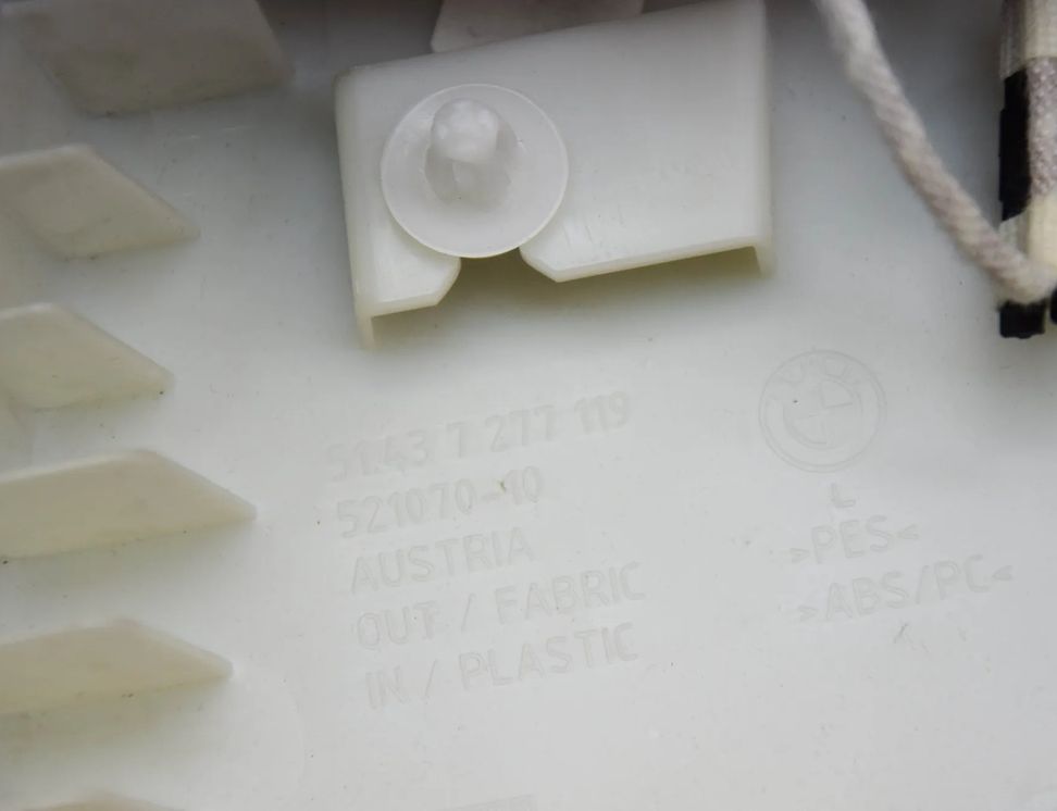 BMW 6 Series F06/F12/F13 (2010-2018) Ľavý stĺpik B obloženie 7277119,8054073 22610256