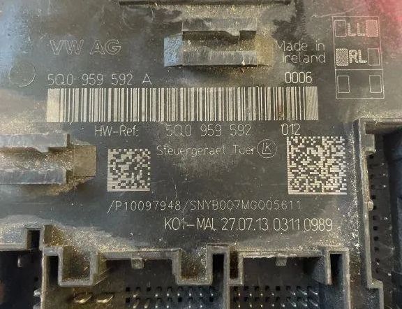 AUDI A3 8V (2012-2020) Блок управления двигателем 5Q0959592A 31569573