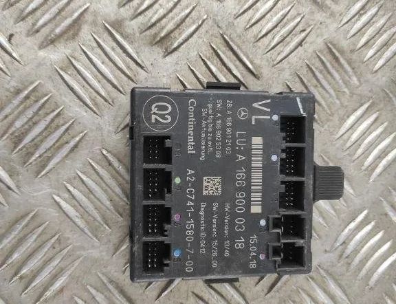 MERCEDES-BENZ GLA-Class X156 (2013-2020) Front Left Door Control Unit A1669012103,A1669000318 31579432