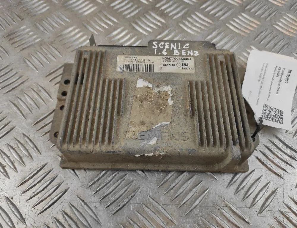 RENAULT Scenic 2 generation (2003-2010) Блок управления двигателем 7700868304 31584435