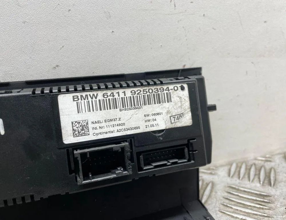 BMW 3 Series E90/E91/E92/E93 (2004-2013) Other Control Units 9250394 30987732