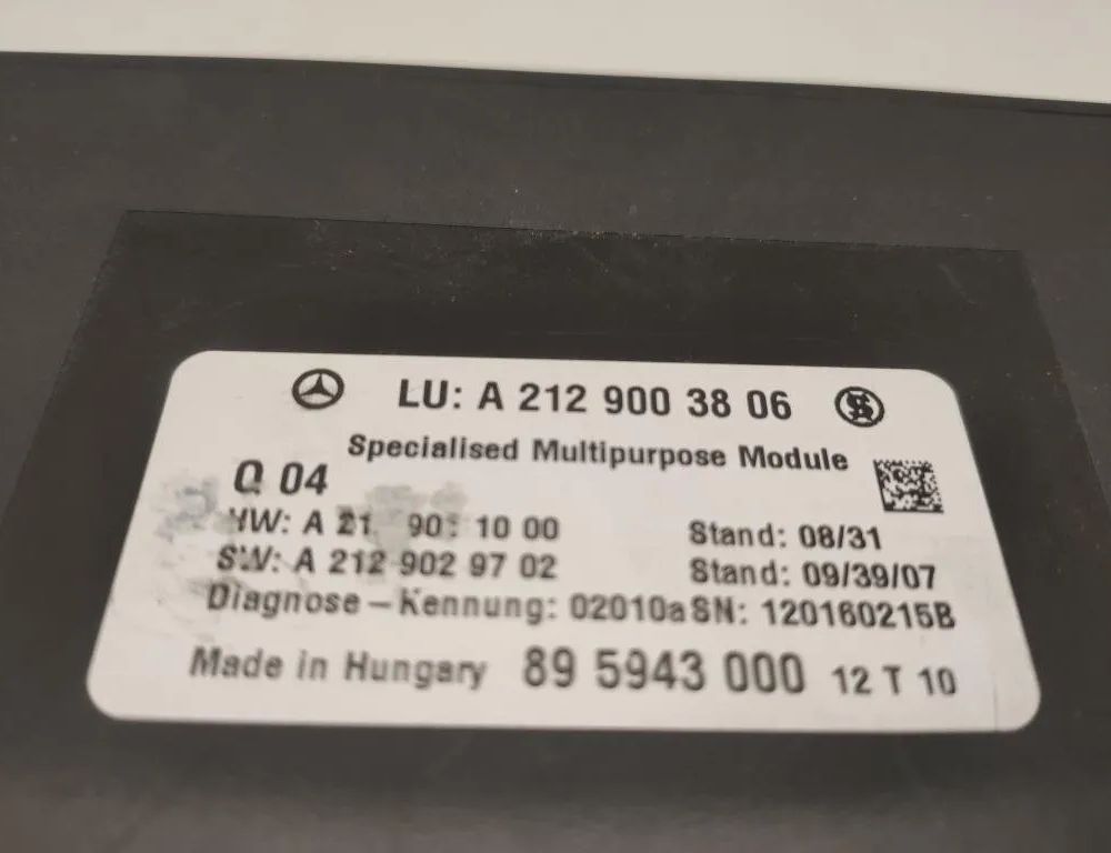 MERCEDES-BENZ B-Class W246 (2011-2020) Блок управления Комфорт A2129003806,A2129011000,A2129029702 27955684