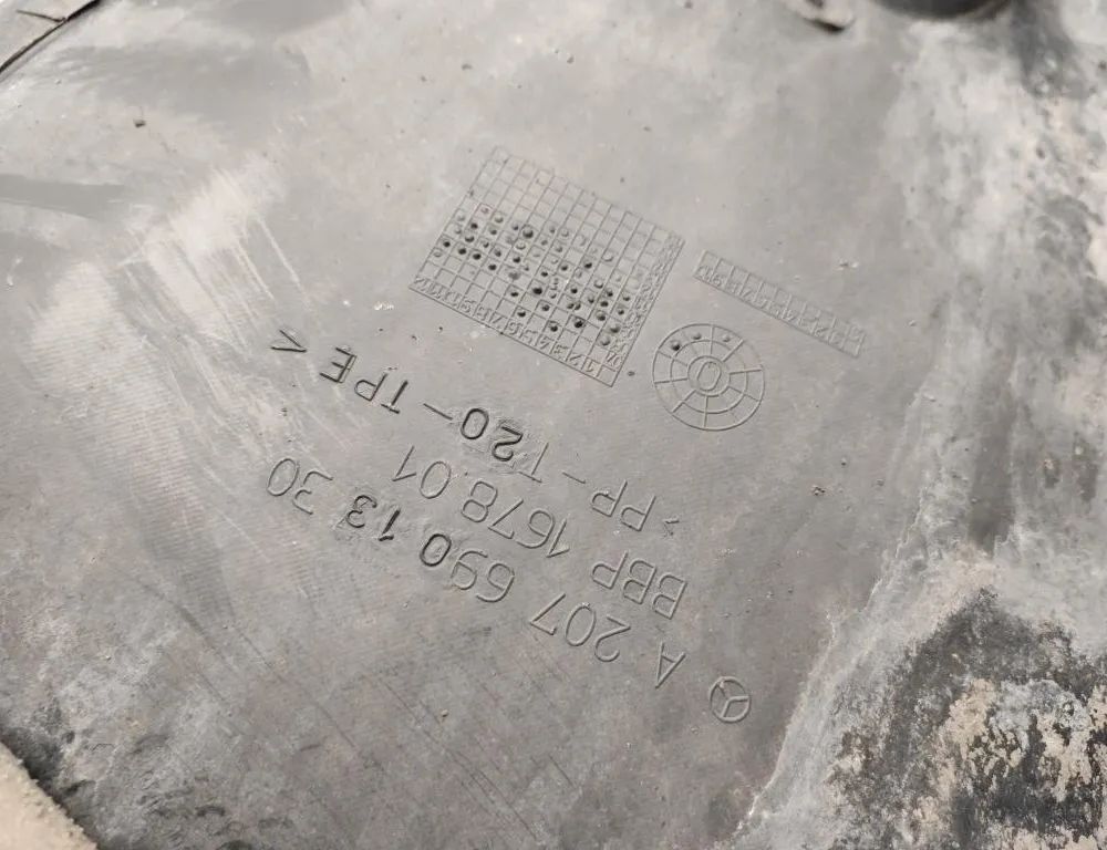 MERCEDES-BENZ E-Class W212/S212/C207/A207 (2009-2016) Predná ľavá vnútorná blatníková zadná časť A2076901330 32820966