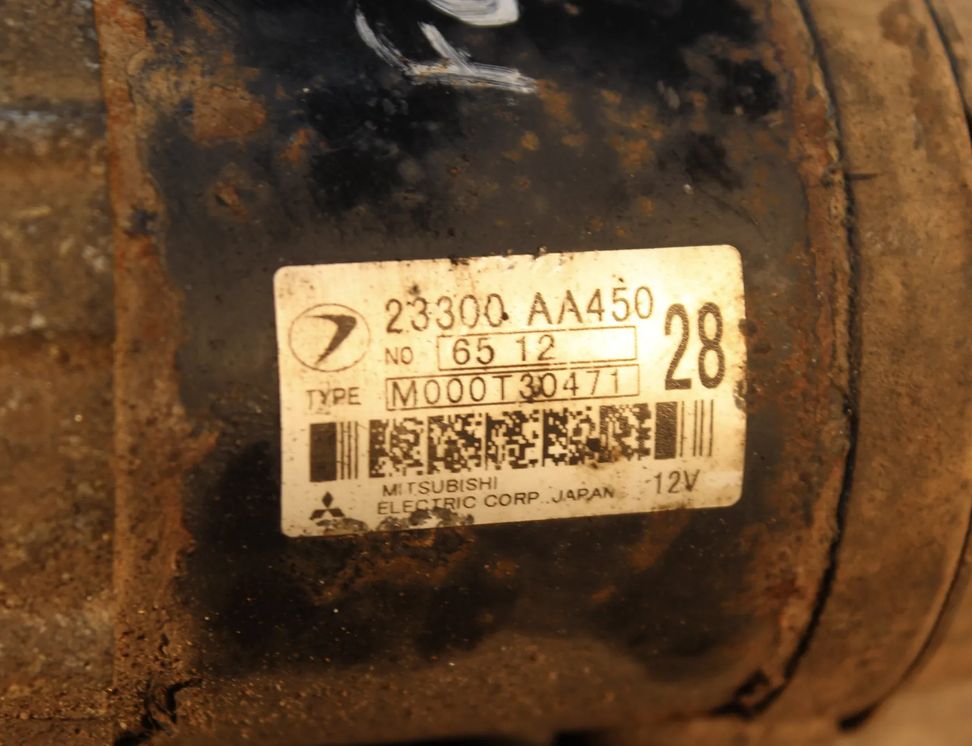 SUBARU Forester SG (2002-2008) Starter Motor M000t30471 13916557