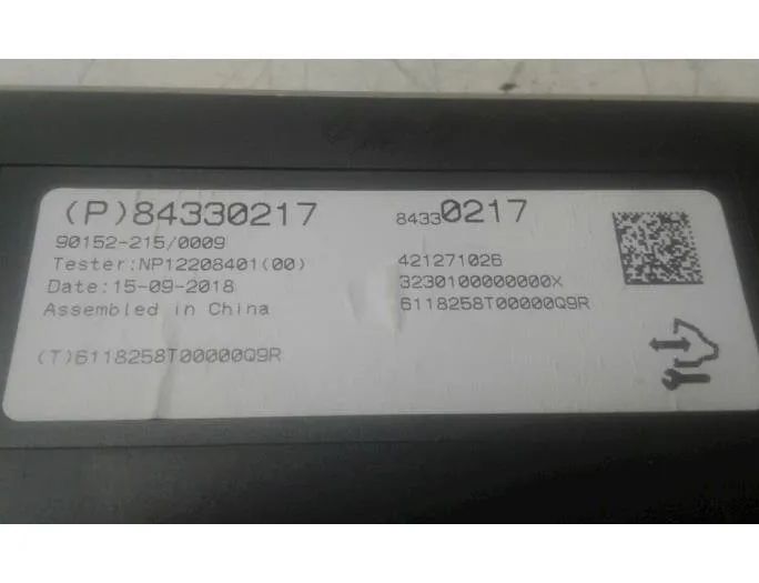 OPEL Insignia B (2017-2024) Klimatizačná jednotka 84330217 14721328