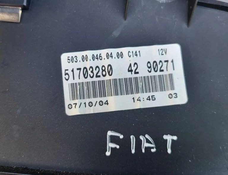 FIAT Punto 3 generation (2005-2020) Speedometer 503000460400,51703280 31511771