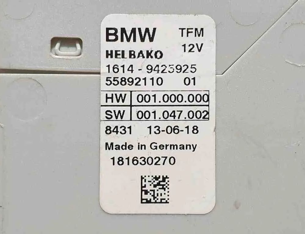 BMW 3 Series F30/F31 (2011-2020) Ovládanie palivového čerpadla 9425925,16149425925 32614544