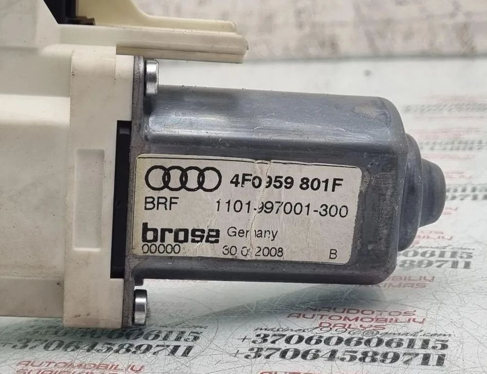 AUDI A6 C8/4K (2018-2024) Motor ovládania okna ľavých zadných dverí 4F0959801F 31452222