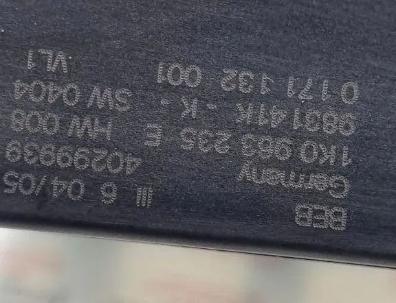 SEAT Toledo 3 generation (2004-2010) Электрический радиатор печки салона 1K0963235E 31452454